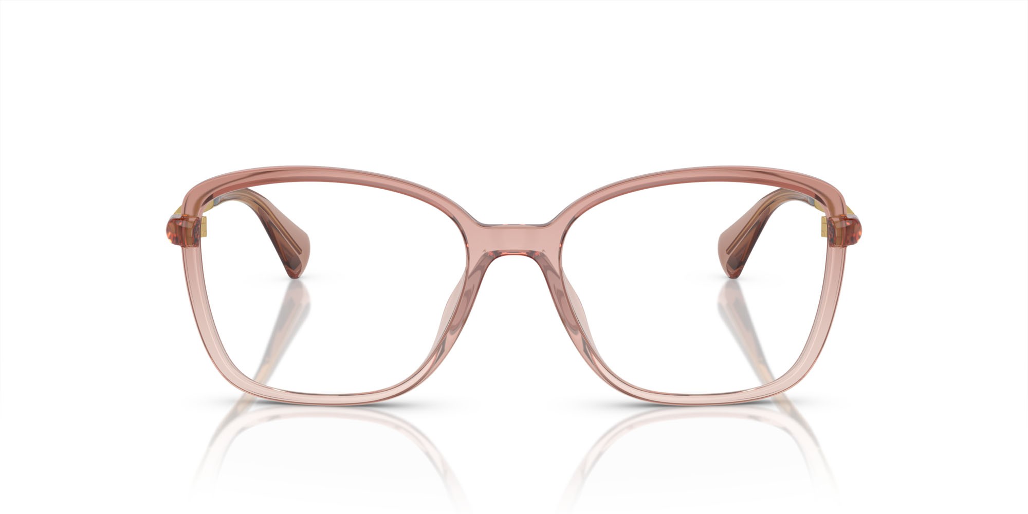 Occhiali da vista Ralph RA 7156U (6129) colore rosa brillante trasparente forma quadrato lenti lente demo