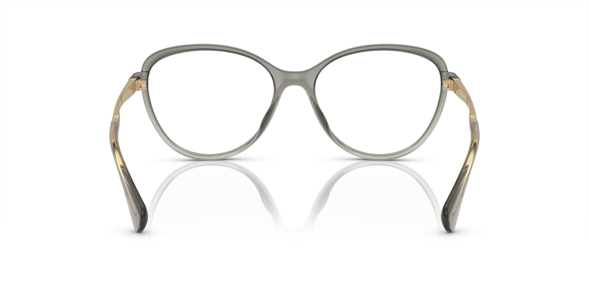 Occhiali da vista Ralph RA 7157U (6127) colore grigio trasparente lucido forma ovale lenti lente demo