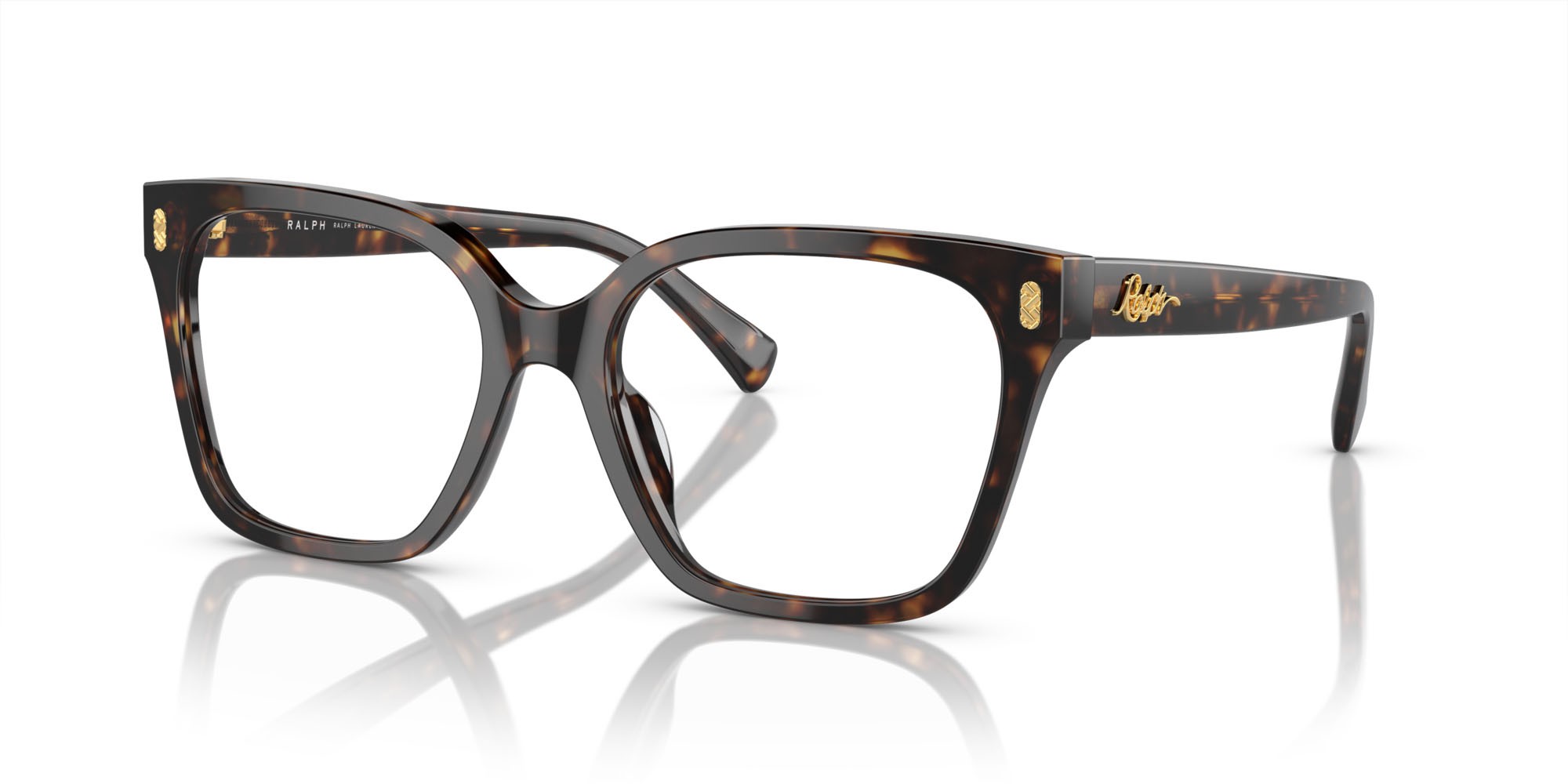 Eyeglasses Ralph RA 7158U (5003) color havana scuro lucido shape square lenses lente demo
