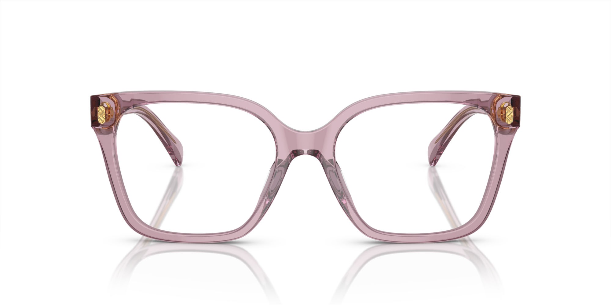 Eyeglasses Ralph RA 7158U (6118) color violetto brillante trasparente shape square lenses lente demo
