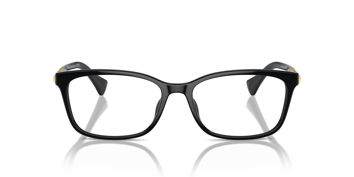 Eyeglasses Ralph RA 7160U (5001) color nero lucido shape square lenses lente demo