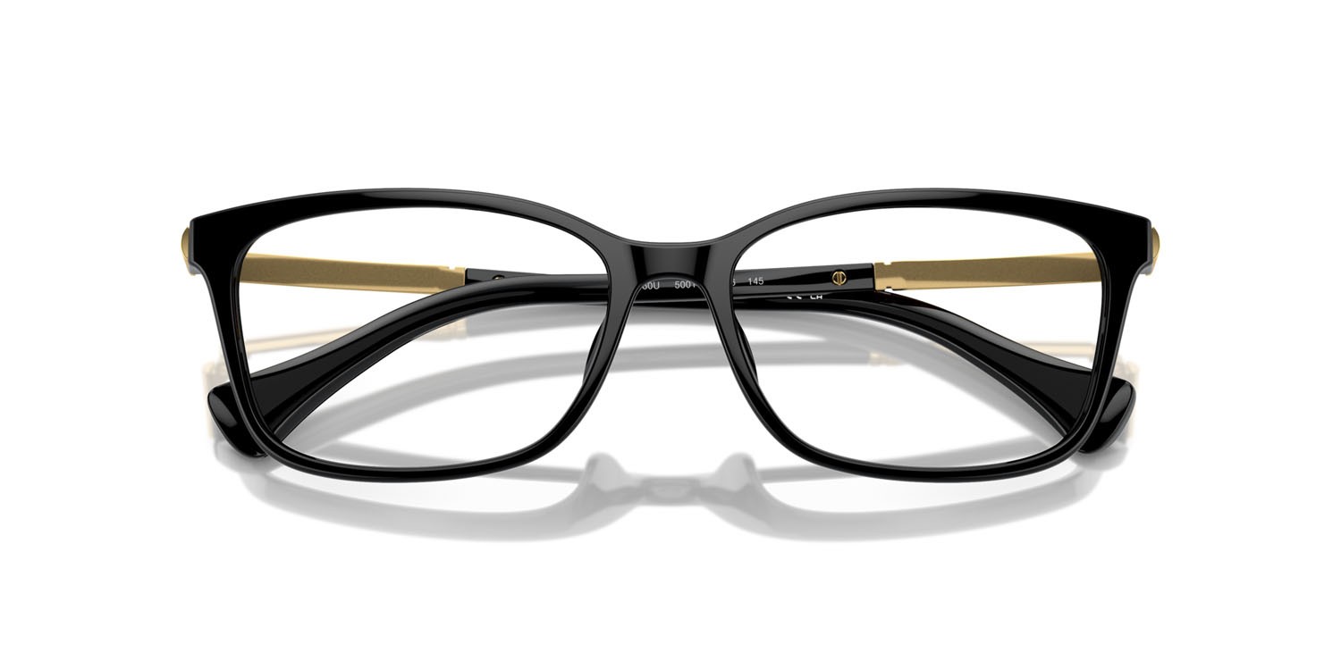 Eyeglasses Ralph RA 7160U (5001) color nero lucido shape square lenses lente demo