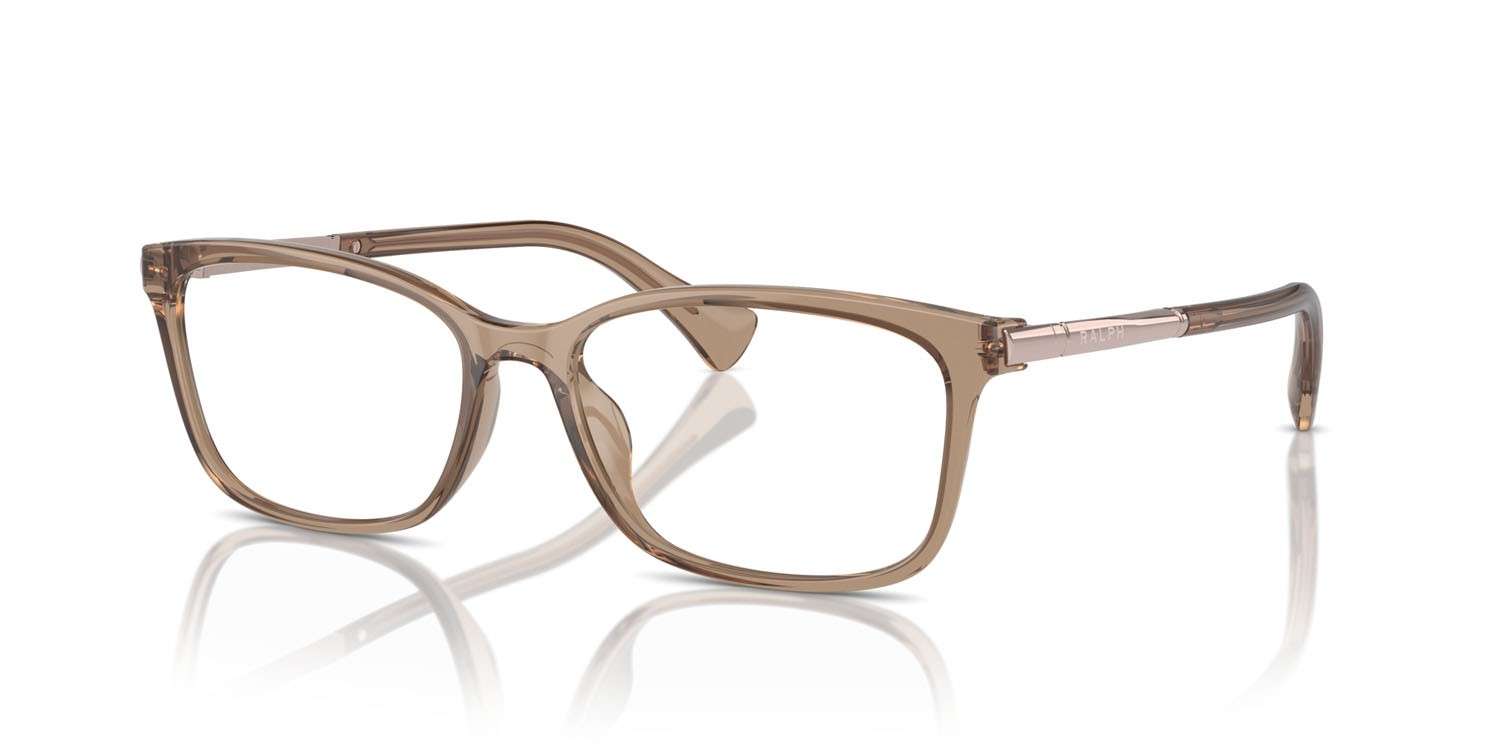 Eyeglasses Ralph RA 7160U (6120) color beige trasparente shape square lenses lente demo