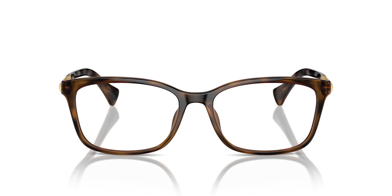Eyeglasses Ralph RA 7160U (6149) color havana scuro lucido shape square lenses lente demo