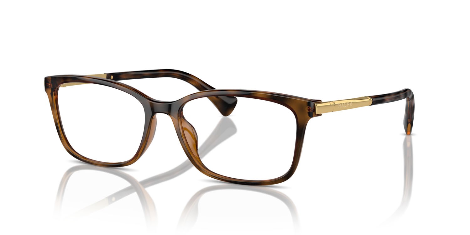 Eyeglasses Ralph RA 7160U (6149) color havana scuro lucido shape square lenses lente demo
