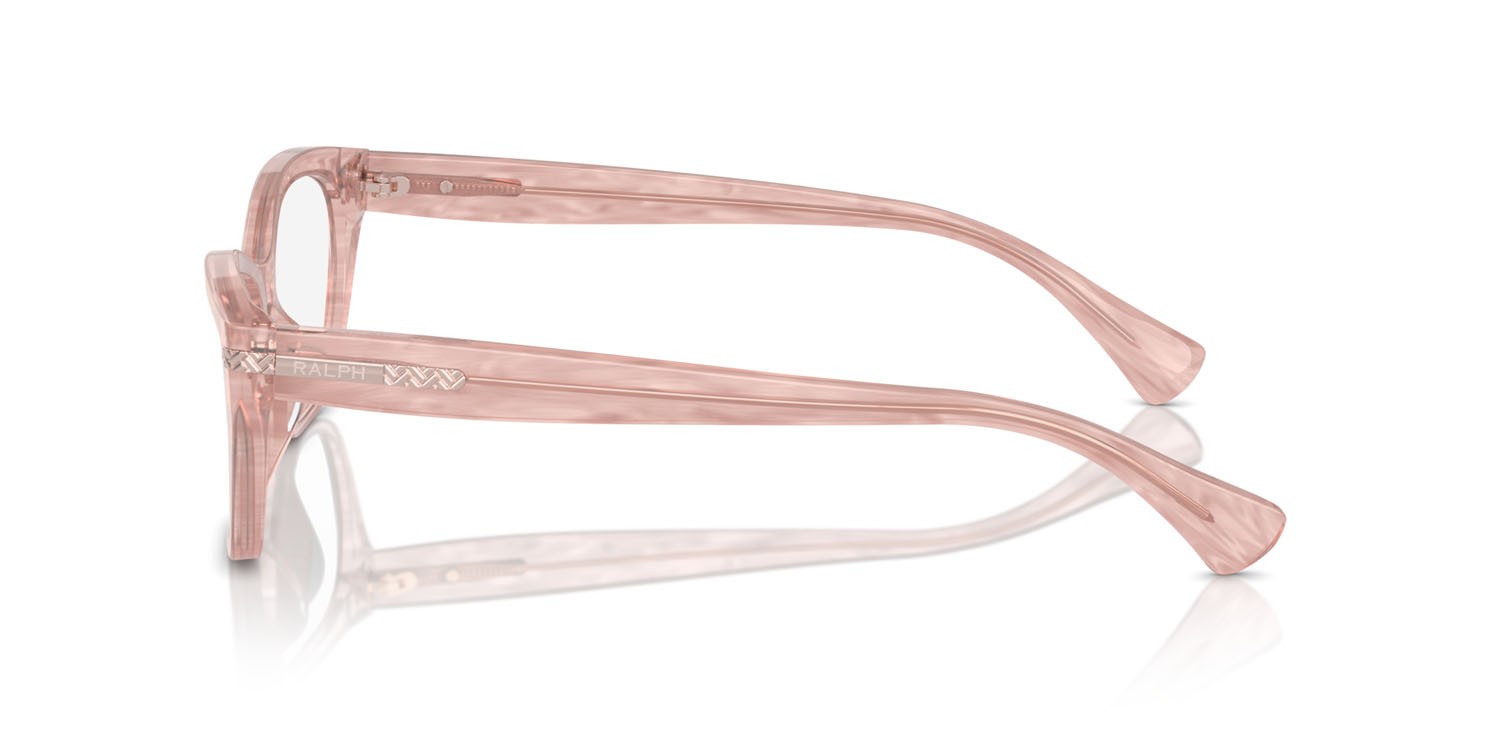 Eyeglasses Ralph RA 7161U (6155) color rosa brillante trasparente shape square lenses lente demo