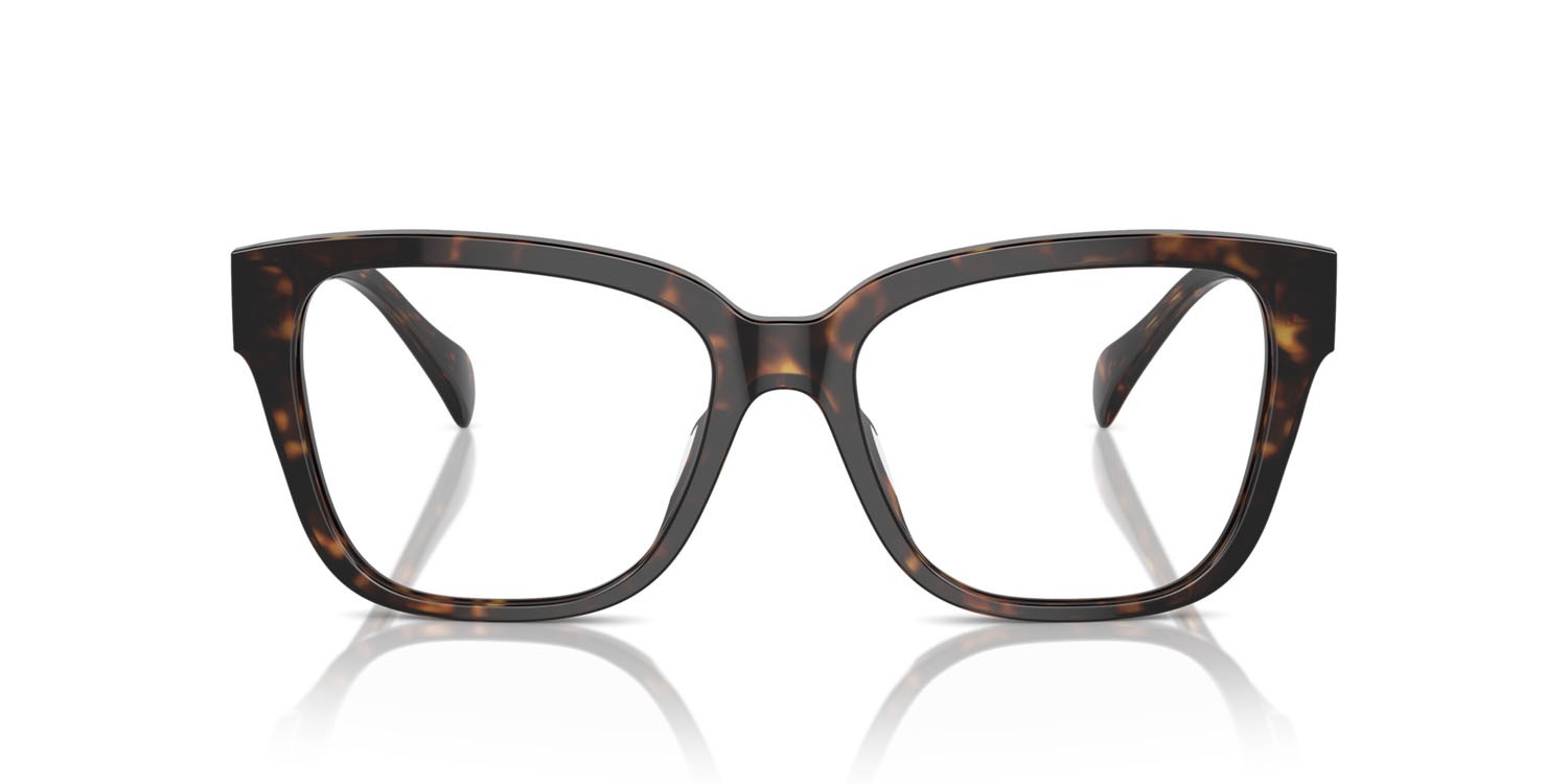 Eyeglasses Ralph RA 7162U (5003) color havana scuro lucido shape square lenses lente demo