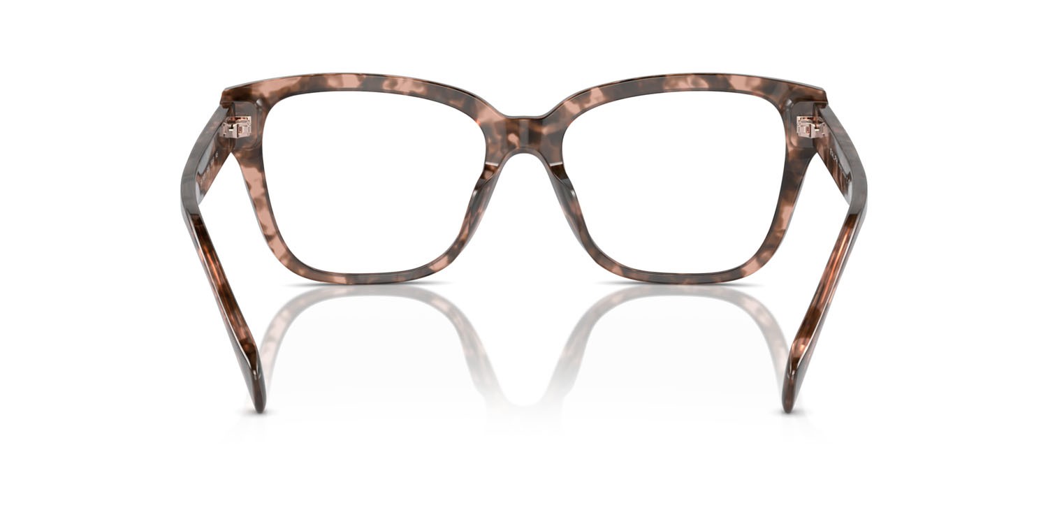 Eyeglasses Ralph RA 7162U (6058) color rosa lucido havana shape square lenses lente demo