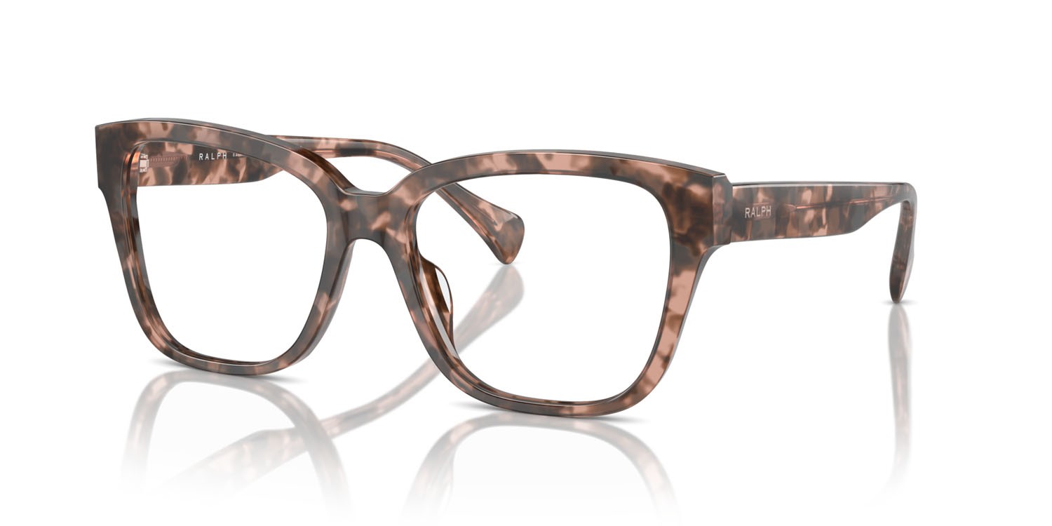Eyeglasses Ralph RA 7162U (6058) color rosa lucido havana shape square lenses lente demo