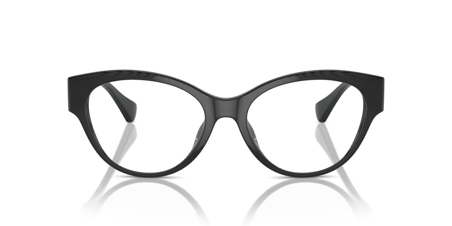 Occhiali da vista Ralph RA 7164U (6157) colore shiny transparent black forma farfalla lenti lente demo