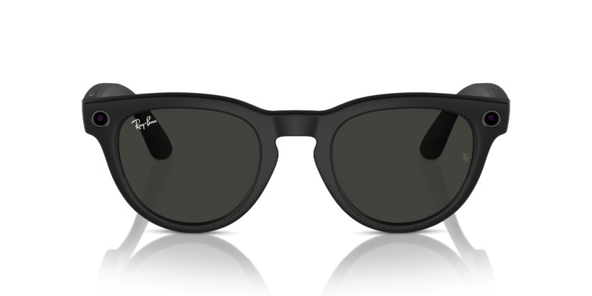 Sonnenbrillen Ray-Ban Meta Smart Glasses Headliner RW 4009 (601SM3) farbe nero form pantos gläser trasparente/grigio
