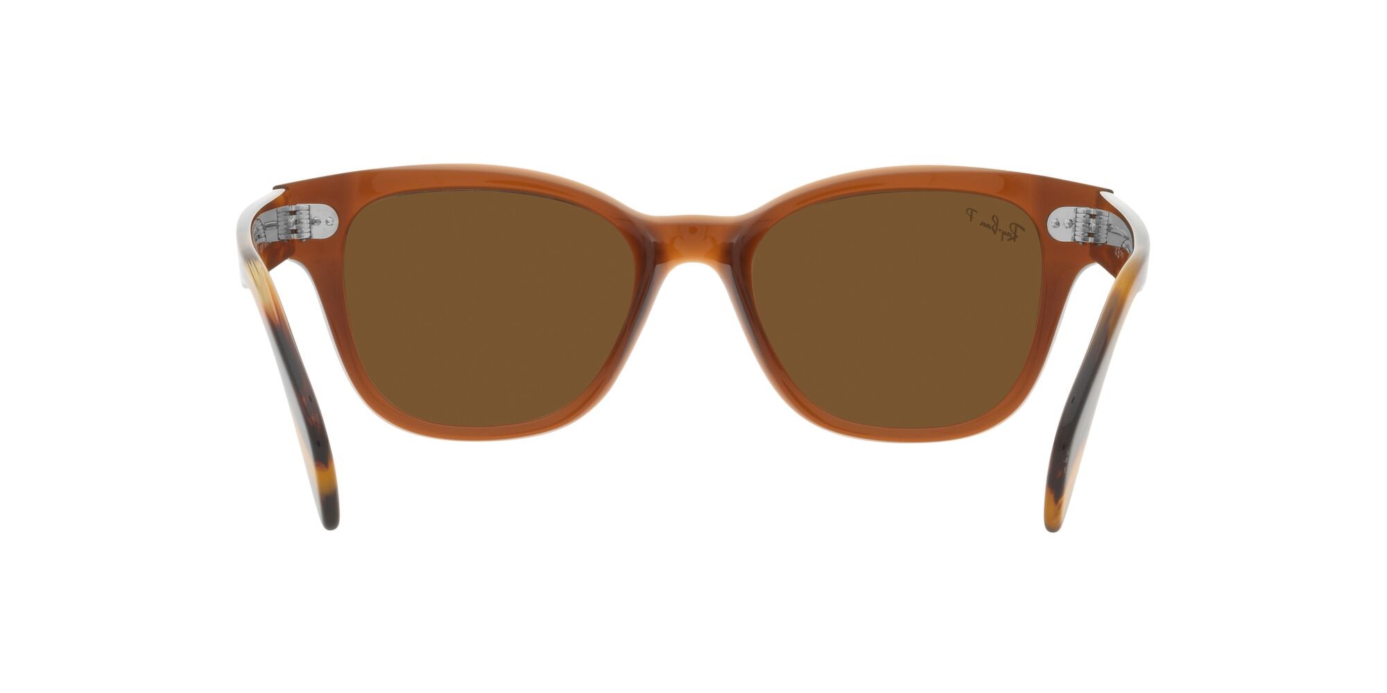 Occhiali da sole Ray-Ban RB 0880S (664057) colore marrone trasparente forma quadrato lenti marrone
