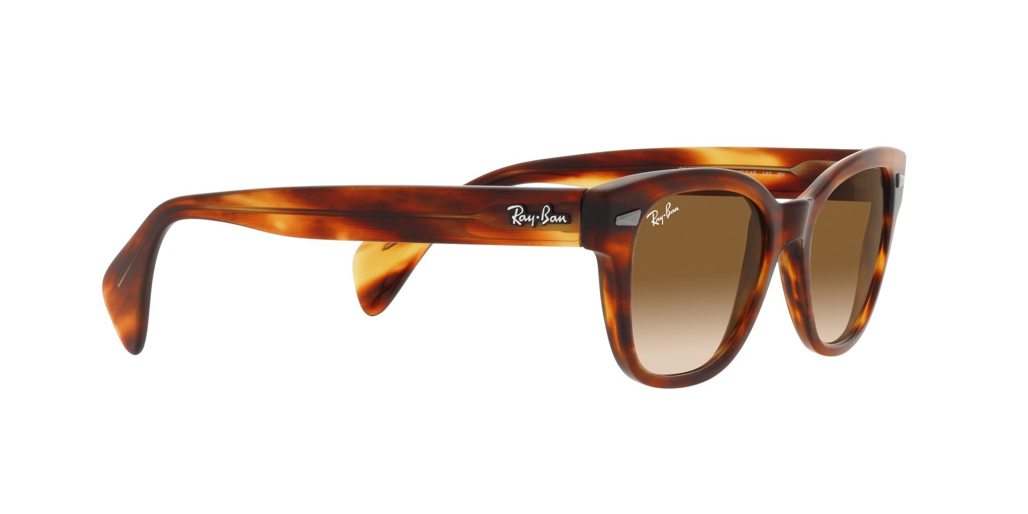 Occhiali da sole Ray-Ban RB 0880S (954/51) colore striato havana forma quadrato lenti marrone sfumato