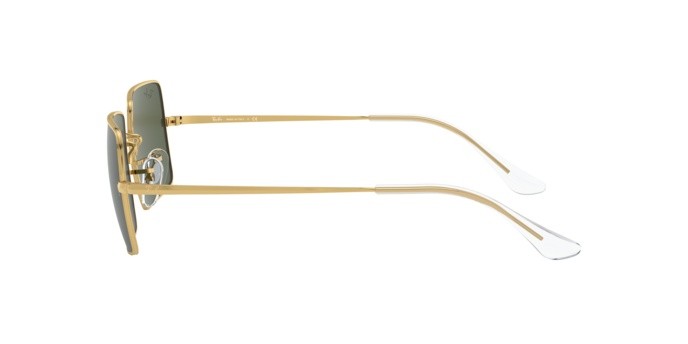 Occhiali da sole Ray-Ban Rectangle Legend Gold RB 1969 (919631) colore legend gold forma rettangolare lenti green