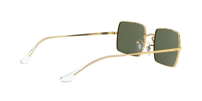 Occhiali da sole Ray-Ban Rectangle Legend Gold RB 1969 (919631) colore legend gold forma rettangolare lenti green