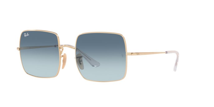 Sonnenbrillen Ray-Ban Square RB 1971 (001/3M) farbe arista form quadratisch gläser blue gradient grey