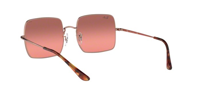 Sonnenbrillen Ray-Ban Square Washed Evolve RB 1971 (9151AA) farbe copper form quadratisch gläser photo red gradient bordeaux