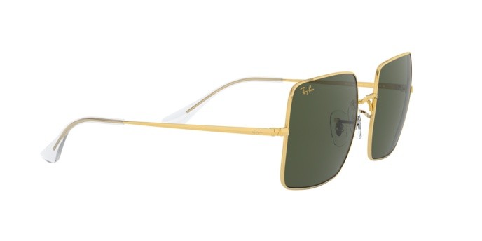 Sonnenbrillen Ray-Ban Square Legend Gold RB 1971 (919631) farbe legend gold form quadratisch gläser green