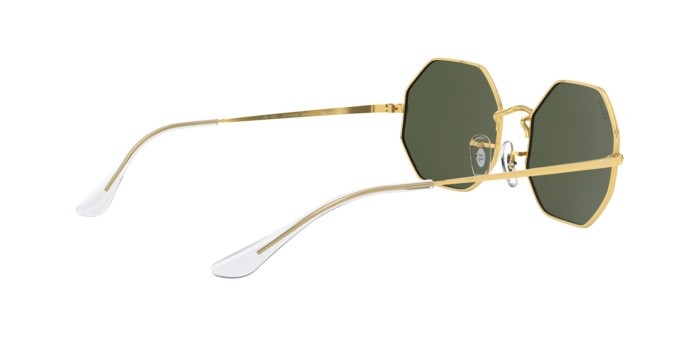 Sonnenbrillen Ray-Ban Octagon Legend Gold RB 1972 (919631) farbe legend gold form rechteckig gläser green