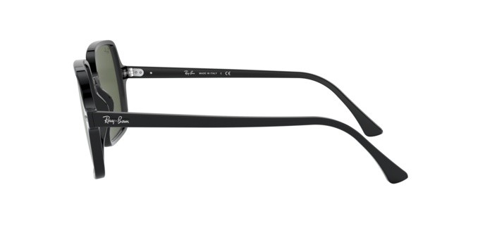 Occhiali da sole Ray-Ban Square ii RB 1973 (901/31) colore black forma quadrato lenti green