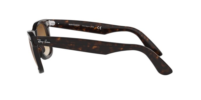 Sunglasses Ray-Ban Wayfarer Classic RB 2140 (902/51) color tortoise shape square lenses crystal brown gradient