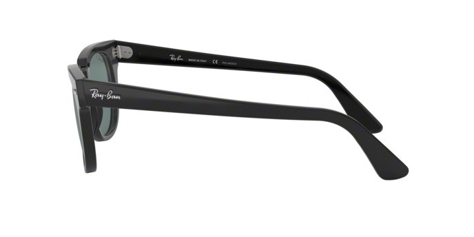 Sonnenbrillen Ray-Ban Meteor RB 2168 (901/52) farbe black form quadratisch gläser blue polar mirror gold