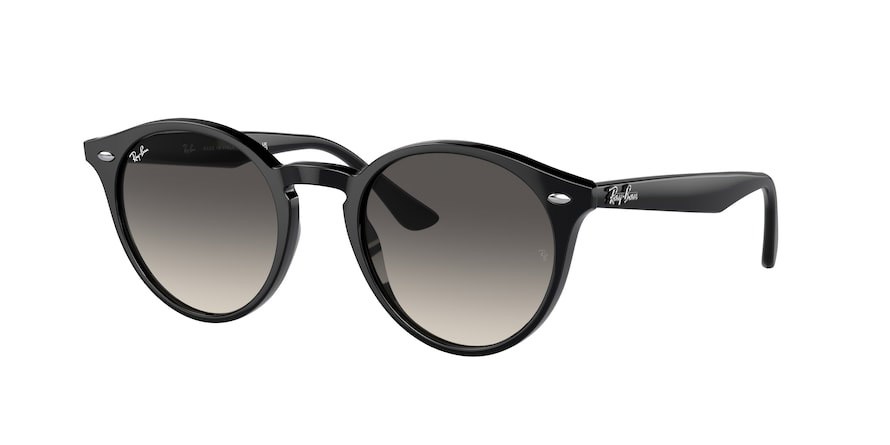 Occhiali da sole Ray-Ban RB 2180 (601/11) colore nero forma pantos lenti grigio