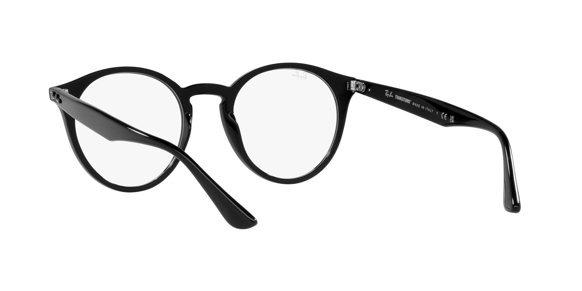 Sonnenbrillen Ray-Ban RB 2180 (601/MF) farbe nero form pantos gläser clear/blue transition