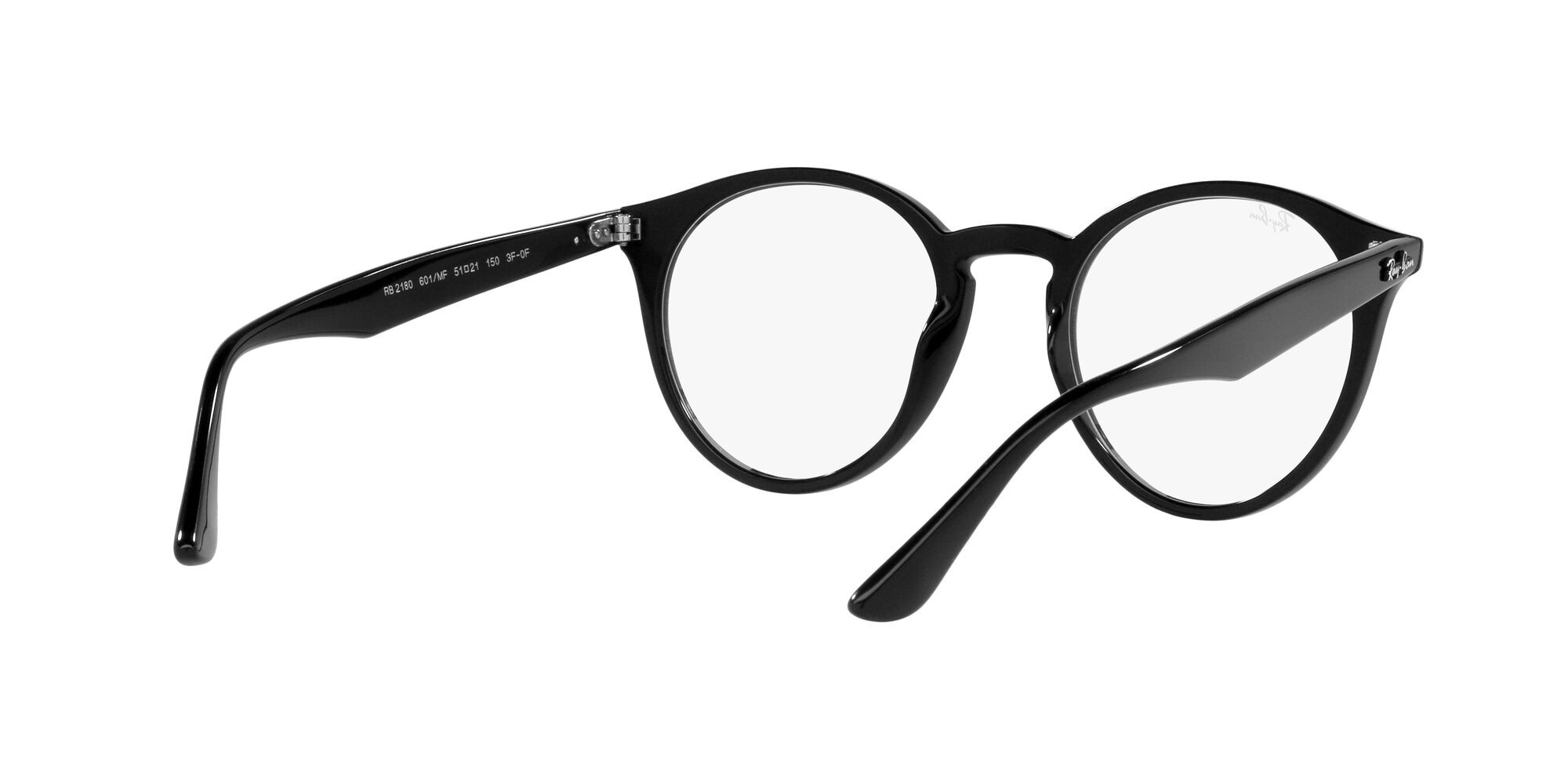 Sonnenbrillen Ray-Ban RB 2180 (601/MF) farbe nero form pantos gläser clear/blue transition