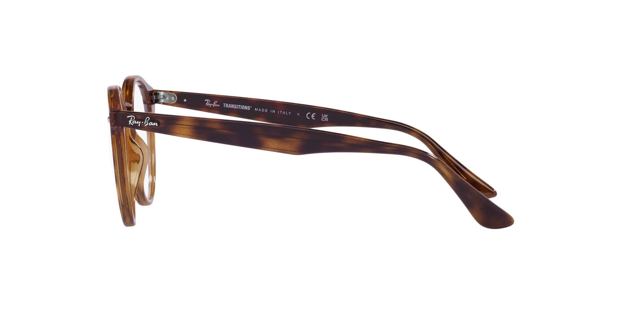 Sonnenbrillen Ray-Ban RB 2180 (710/M1) farbe havana chiaro form pantos gläser transitions® g-15 trasparente/verde