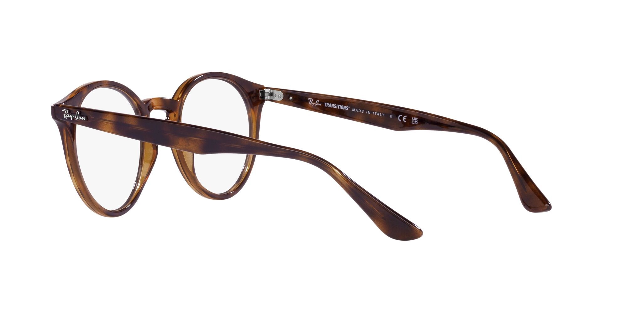Sonnenbrillen Ray-Ban RB 2180 (710/M1) farbe havana chiaro form pantos gläser transitions® g-15 trasparente/verde