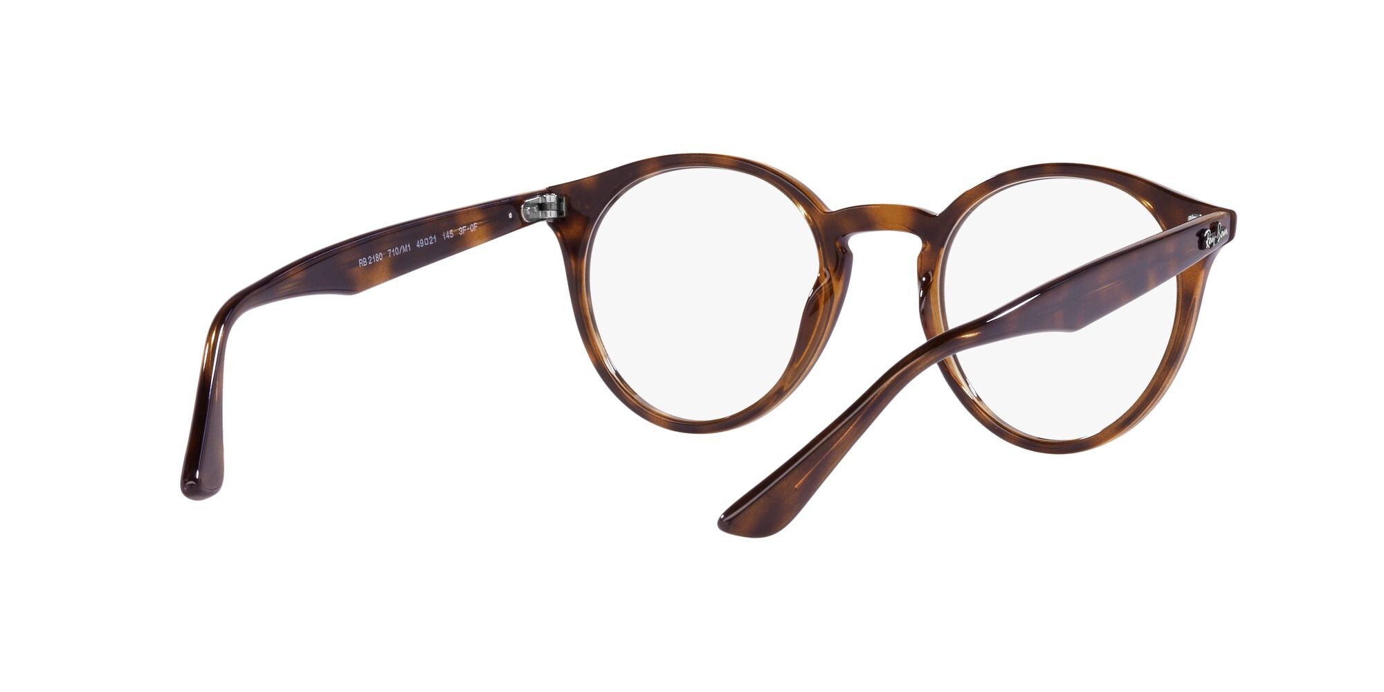 Sonnenbrillen Ray-Ban RB 2180 (710/M1) farbe havana chiaro form pantos gläser transitions® g-15 trasparente/verde