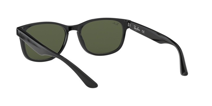 Sonnenbrillen Ray-Ban RB 2184 (901/31) farbe black form quadratisch gläser green