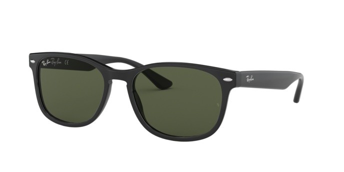 Sonnenbrillen Ray-Ban RB 2184 (901/31) farbe black form quadratisch gläser green