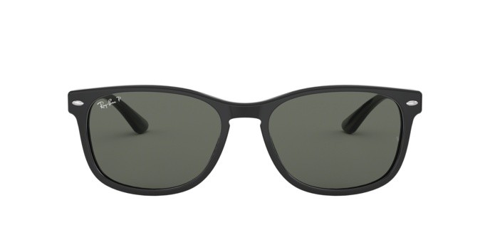 Sonnenbrillen Ray-Ban RB 2184 (901/58) farbe black form quadratisch gläser polar green