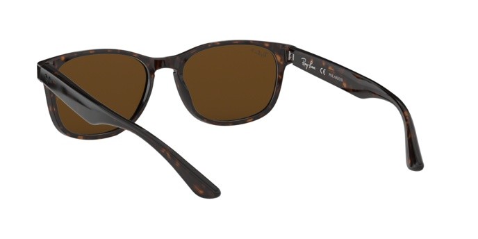 Sonnenbrillen Ray-Ban RB 2184 (902/57) farbe havana form quadratisch gläser polar brown