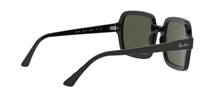 Sonnenbrillen Ray-Ban RB 2188 (901/31) farbe black form quadratisch gläser grey