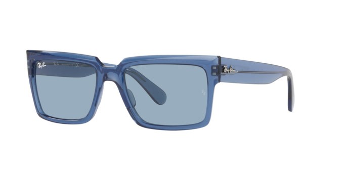 Sonnenbrillen Ray-Ban Inverness RB 2191 (658756) farbe transparent blue form quadratisch gläser blue