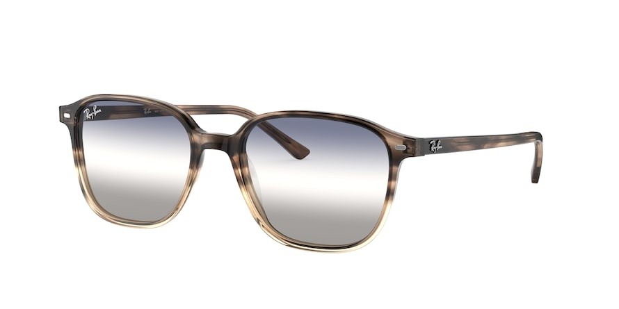Sonnenbrillen Ray-Ban Leonard Bi-Gradient RB 2193 (1327GF) farbe gradient brown havana form quadratisch gläser clear grad blue grad grey