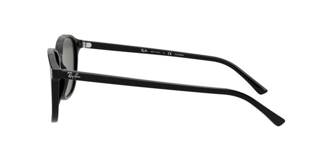 Sonnenbrillen Ray-Ban Leonard RB 2193 (901/58) farbe black form quadratisch gläser polar green