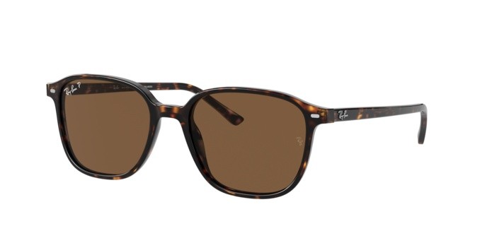 Sonnenbrillen Ray-Ban Leonard RB 2193 (902/57) farbe havana form quadratisch gläser polar brown