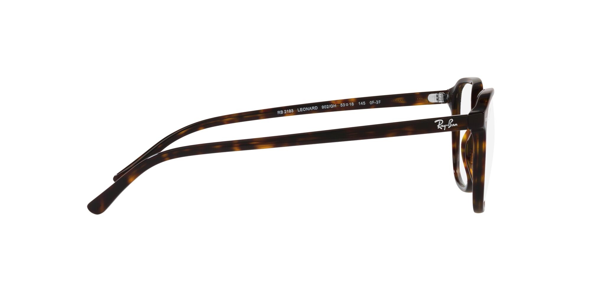 Sonnenbrillen Ray-Ban Leonard RB 2193 (902/GH) farbe havana form quadratisch gläser clear/grey transitions®