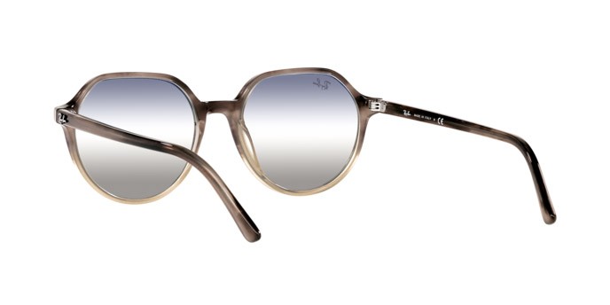 Sonnenbrillen Ray-Ban Thalia BI-Gradient RB 2195 (1327GF) farbe gradient brown havana form quadratisch gläser clear gradient blue