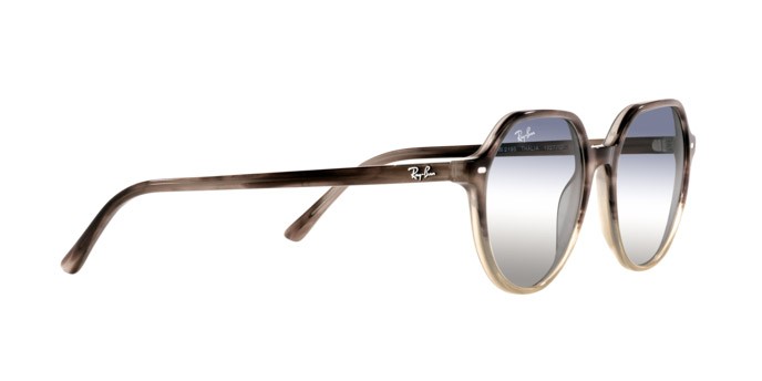 Sonnenbrillen Ray-Ban Thalia BI-Gradient RB 2195 (1327GF) farbe gradient brown havana form quadratisch gläser clear gradient blue