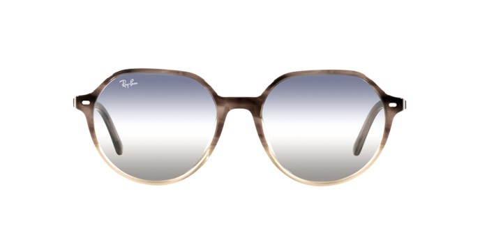 Sonnenbrillen Ray-Ban Thalia BI-Gradient RB 2195 (1327GF) farbe gradient brown havana form quadratisch gläser clear gradient blue