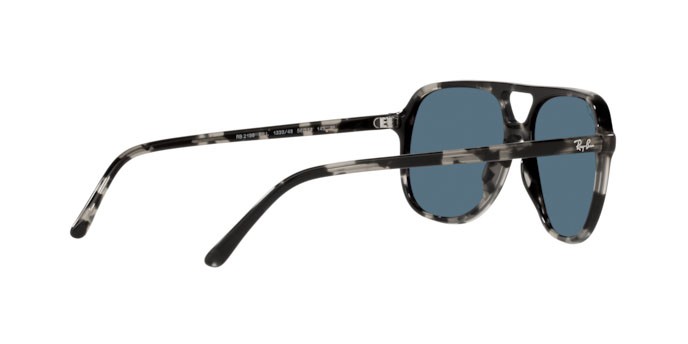 Occhiali da sole Ray-Ban Bill RB 2198 (133348) colore grey havana forma quadrato lenti polar black