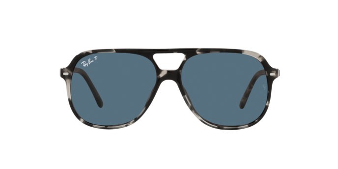 Occhiali da sole Ray-Ban Bill RB 2198 (133348) colore grey havana forma quadrato lenti polar black
