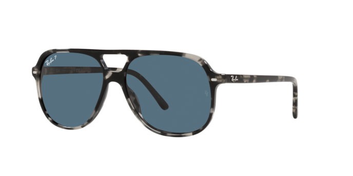 Occhiali da sole Ray-Ban Bill RB 2198 (133348) colore grey havana forma quadrato lenti polar black