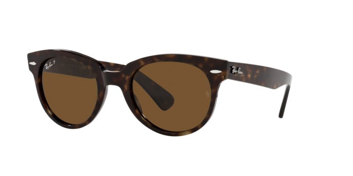 Sonnenbrillen Ray-Ban Orion RB 2199 (902/57) farbe tortoise form quadratisch gläser brown polar