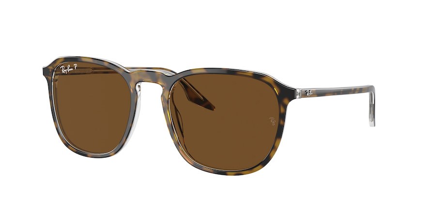 Occhiali da sole Ray-Ban RB 2203 (139357) colore havana forma quadrato lenti marrone